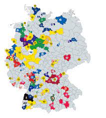 Stadium locations and list of football teams in 2 bundesliga, germany Here It Is The Bundesliga Map Voted By You Album On Imgur