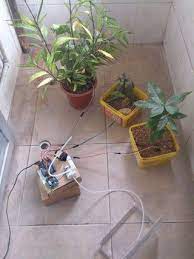 Arduino Automatic Watering System For Plants Sprinkler Automatic Watering System Plant Watering System Arduino Projects
