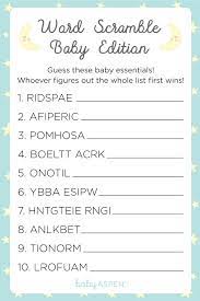 Fun Baby Shower Games Printables Fun Baby Shower Games Cool Baby Stuff Printable Baby Shower Games