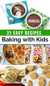 21 Stay At Home Recipes To Bake With Kids Kid Friendly Recipes Dessert Kid Friendly Dessert Dessert Recipes For Kids