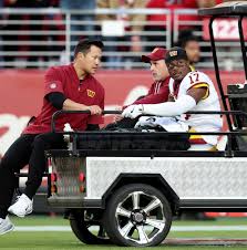 Washington Commanders WR Terry McLaurin carted off field vs. 49ers