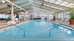 It goes from 3 ft. Richmond Pool Omni Richmond Hotel