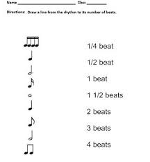 Rhythm Worksheets Notes And Rests Elementary Music Matching Assessment Rhythm Worksheets Elementary Music Music Worksheets