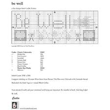 Browse by theme and level to find the design of your dreams! Be Well Cross Stitch Free Pdf Pattern Fat Quarter Shop