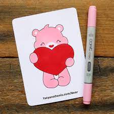 Maybe you would like to learn more about one of these? Let S Draw A Cute Valentine S Day Bear Step By Step Drawing Tutorial