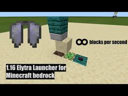 More below!you can support me and the channel! 1 16 Insane Elytra Launcher Minecraft Bedrock Youtube