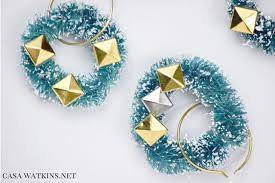 Diy Wreath Wine Glass Charms Casa