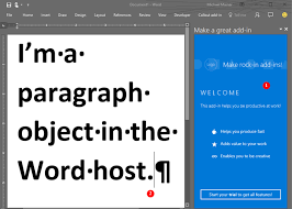 Word Add Ins Overview Office Add Ins Microsoft Docs