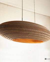 kartonnen hanglamp relight eetkamer lamp design kartonnen meubels hanglamp