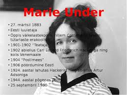 Artur Adson ja Marie Under (elulugu ja luule)