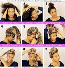 Foulard bandana tuto language:fr : African Naturalistas 5 Simple Headwrap Tutorials For Bad Hair Days Natural Hair Styles Headwrap Tutorial Scarf Hairstyles