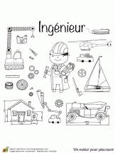 Coloriage Un Metier Pour Plus Tard Sur Hugolescargot Com Metier Coloriage Apprentissage
