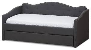 Get free shipping on qualified fabric daybeds or buy online pick up in store today in the furniture department. Kaija Modern Fabric Daybed With Trundle Transitional Daybeds By Baxton Studio Houzz