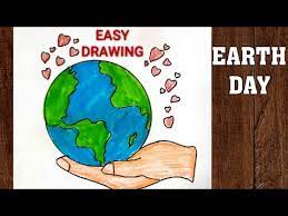 World environment day easy drawing | how to draw save environment save earth poster easy way to draw global warming. Very Easy Drawing For Earth Day Earth Day School Project Drawing For Kids Earth Day Poster 2020 Youtube