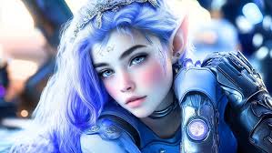 The Enigmatic Alien Beauty Begs a Human Hero to Be Her Guardian