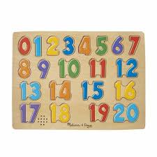 Click the name of your puzzle to see an image with one piece in the correct position. Buy Melissa Doug Numbers Sound Puzzle Online Shop Toys Outdoor On Carrefour Uae