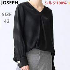 ☆大感謝セール】 【にしまち】JOSEPH 3Dシルクブラウス 黒 金ボタン 完売品 シャツ/ブラウス(七分/長袖) - apprend.io