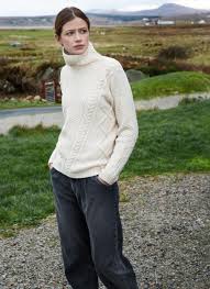 Super hit tgirl hannah sweden permeates her booty with a vibrator! Fisherman Lambswool Funnel Neck Sweater Blarney