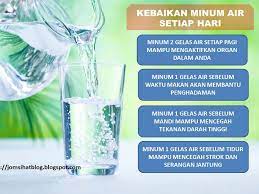Hal ini dikarenakan mengonsumsi air putih secara rutin setelah tidur mampu memberikan manfaat kebaikan. Syoknya Dapur Kebaikan Minum Air Setiap Hari Mengikut Facebook