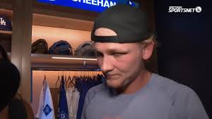 "I feel like execution was good.", Emmet Sheehan (4.0 IP, 3 H, ER, 6 K, 65  P) speaks to the media after making his first start in nearly two years, as  the #Dodgers defeat the Padres 4-3 to clinch a ...