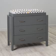 Uptown 3 Drawer Dresser Grey The Land Of Nod Changing Table Topper Grey Changing Table Changing Table Dresser