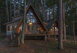 Check spelling or type a new query. The A Frame Cabin Style Is Not As Popular These Days But Thoughtful Additions Can Help Modernize The Structures An Cabin Design Cabin Style Home A Frame Cabin