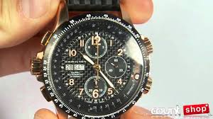 Stainless steel case black rubber strap quartz movement caliber: Hamilton Khaki X Wind H77696793 Review By Discountshop Com Youtube