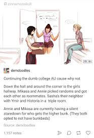 More Of The Aot College Au Oneway Trigger Attack On Titan Funny Attack On Titan Anime Attack On Titan