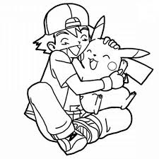 Feel free to print and color from the best 39+ cute pikachu coloring pages at getcolorings.com. Ash And Pikachu From Pokemon Xy Coloring Page Blog Coloring Pages Cycle