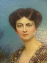 Proantic: Eugène Chaffanel, Female Portrait, Elegant