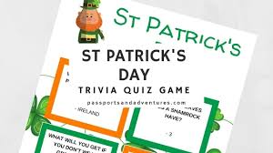 The odds of spotting a f. St Patrick S Day Trivia Game