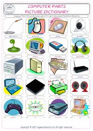 Explore the english vocabulary of computers in this sound integrated guide. Computer Parts Picture Dictionary Word To Learn Unscramble The Words And Write Kids Computer Computer Basics Teaching Computers