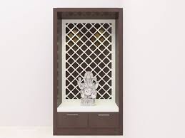 Puja Unit Made Up Of Plywood With Laminate Finish Adds Spiritual Look To The Entire Space Shop Puja Mandi Pooja Room Design Modern Furniture Stores Pooja Rooms