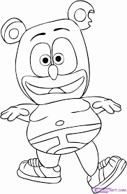 Download, print & watch your kids learn today! Gummy Bear Coloring Page Coloring Home