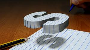 Would you like to draw an american flag? How To Draw Usa Flag 3d Drawingtrick Art Youtube