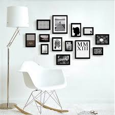 Modern wall photo frame design. Modern Minimalist Wood Photo Wall Frame Set Collection Set Of 13 Pictures Not Included