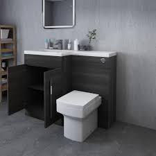 There are many home improvements done when an individual redecorates a home. Calm Grey Left Hand Combination Vanity Unit Set With Boston Toilet