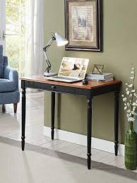 Country french desk with hutch top and one drawer. Buy Natural Convenience Concepts French Country Desk 36 Inch Two Tone Online At Low Prices In India Amazon In