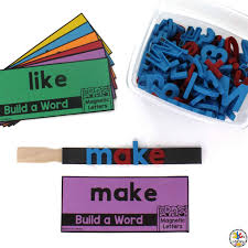 Are you interested in learning japanese while improving your english with you go words!? Magnetic Letter Sight Word Stick Or Box Sight Word Activity