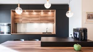 Cuisines Noire Et Bois Les Cuisines D Arno