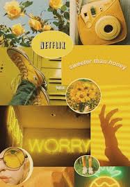 ˚ℒℴѵℯ cjf retro aesthetic, aesthetic collage, shades of yellow. Image About Aesthetic In Alternative By Z On We Heart It