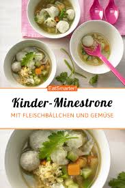Kinder Minestrone Rezept Minestrone Lebensmittel Essen Einfache Gerichte