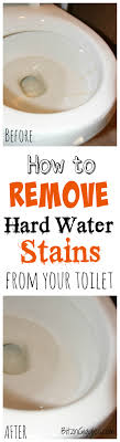 From the title, hard water stains tend to have a distinct brown color. How To Remove Hard Water Stains From Your Toilet