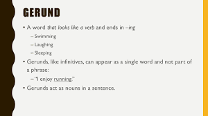 Maybe you would like to learn more about one of these? Gerunds And Gerund Phrases Warm Up What Is A Verb Phrase Roots Motions Ppt Download
