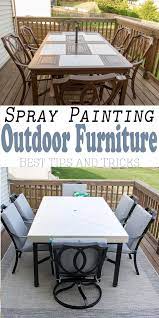 How To Spray Paint Outdoor Furniture Painted Outdoor Furniture Spray Painting Outdoor Furniture Outdoor Furniture Makeover