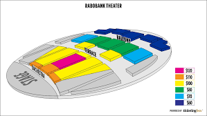 Rabobank Theater Bakersfield Seating Chart
