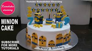 This original design is from pirikos cake design! Minions Movie Games Theme Birthday Cake Design With Fondant Bob The Minion Kevin And Bananas Youtube