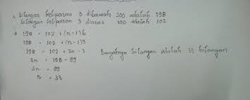 Menurut kalian ini soal di level sd, smp, atau sma? Jumlah Bilangan Kelipatan 3 Antara 100 Dan 200 Adalah Brainly Co Id