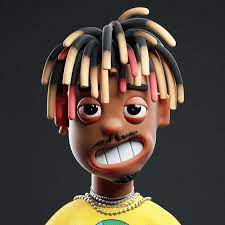 Angry about don't forget juice. Stylized Juice Wrld Cinema4d
