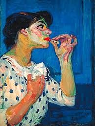 Bofransson Kupka Frantisek 1871 1957 1908 Le Rouge A Levres Ii Frantisek Kupka Portrait Art Art